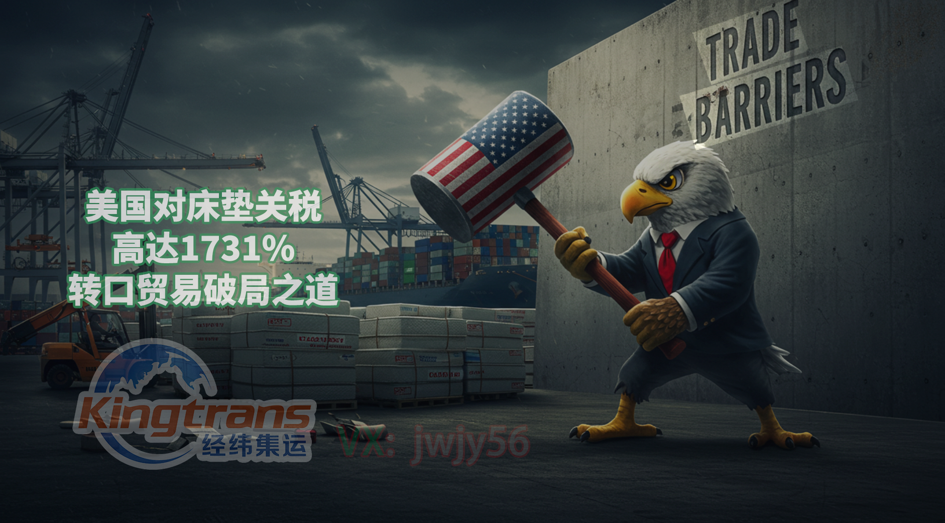 床垫反倾销税率飙至1731%！为什么越来越多企业选择“转口贸