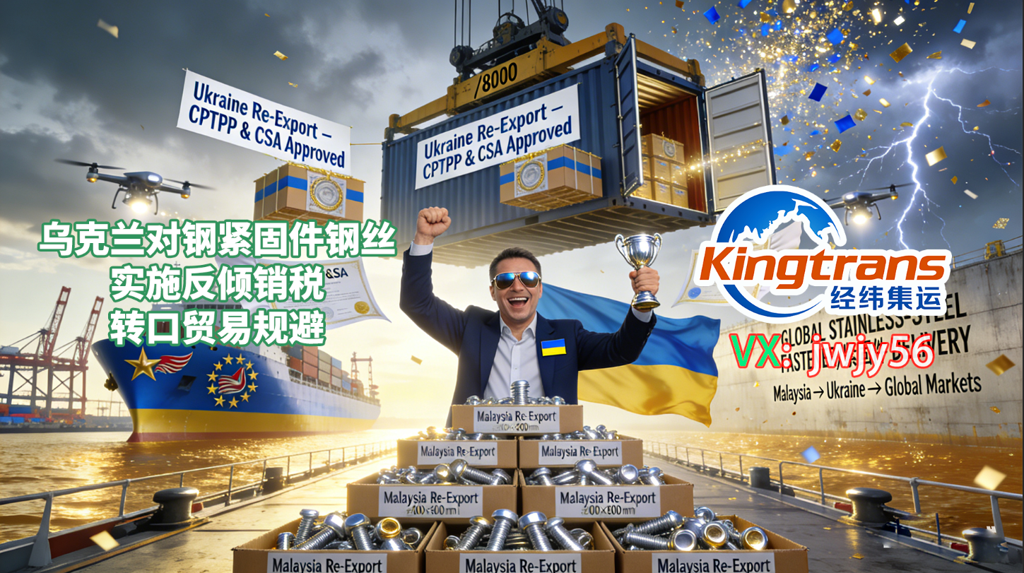 东南亚转口还能走通吗？乌克兰最新反规避终裁后，中国紧固件和碳