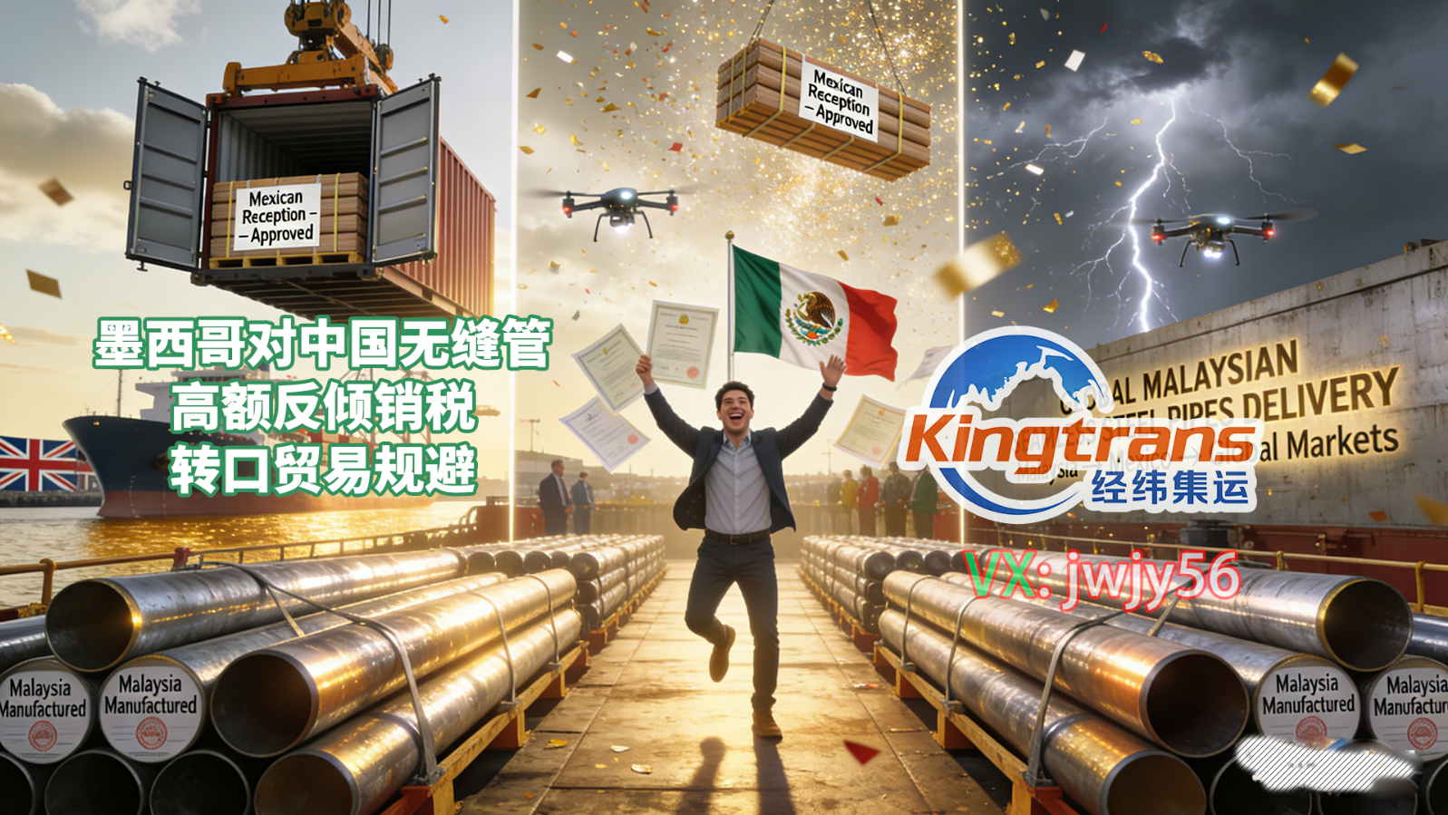 墨西哥第三次反倾销复审启动，无缝钢管出口告急！马来西亚转口7